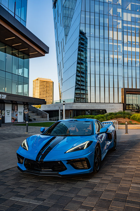 Drew’s Corvette C8 — Saskatoon Afterglow