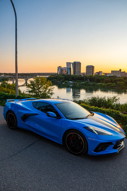 Drew’s Corvette C8 — Saskatoon Afterglow