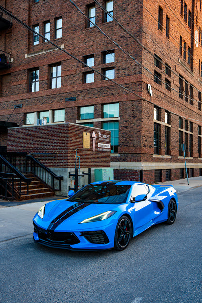 Drew’s Corvette C8 — Saskatoon Afterglow