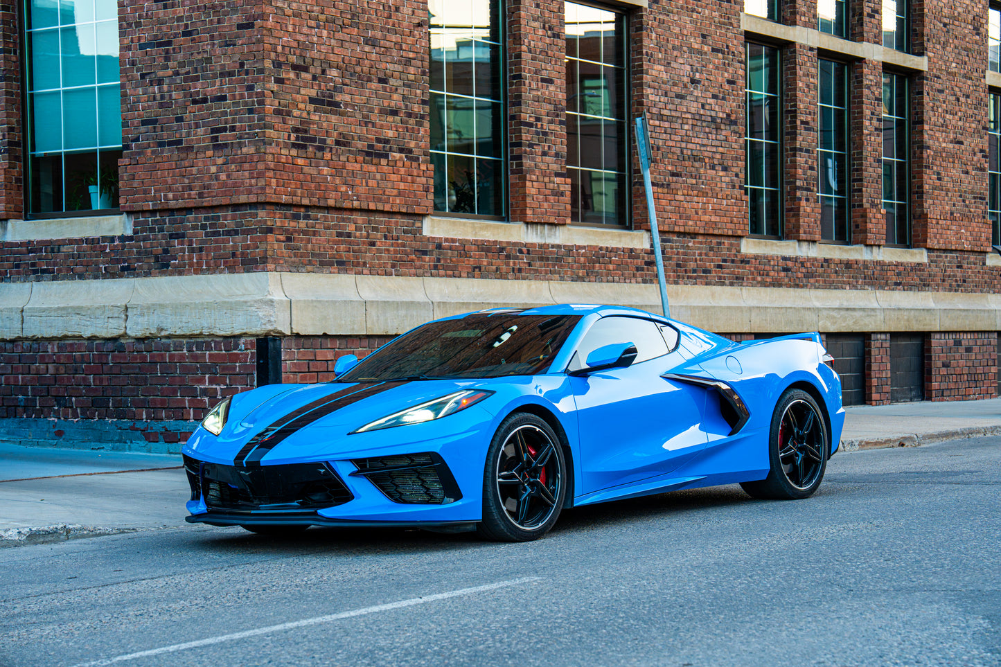 Drew’s Corvette C8 — Saskatoon Afterglow