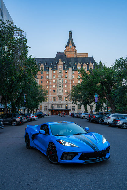 Drew’s Corvette C8 — Saskatoon Afterglow