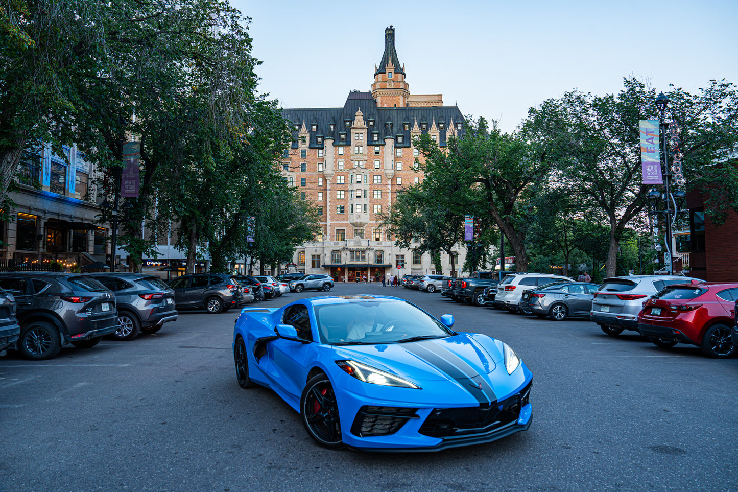 Drew’s Corvette C8 — Saskatoon Afterglow