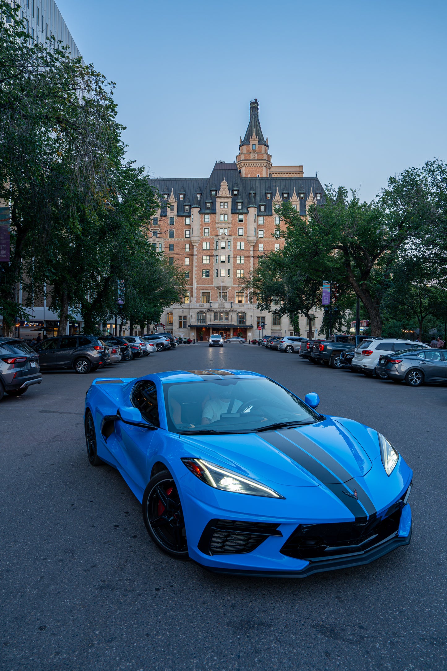 Drew’s Corvette C8 — Saskatoon Afterglow