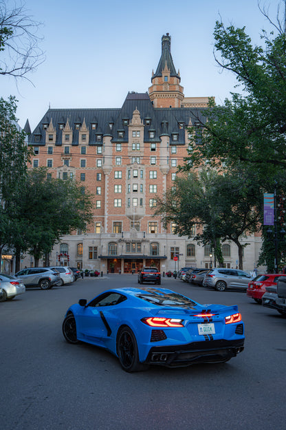 Drew’s Corvette C8 — Saskatoon Afterglow