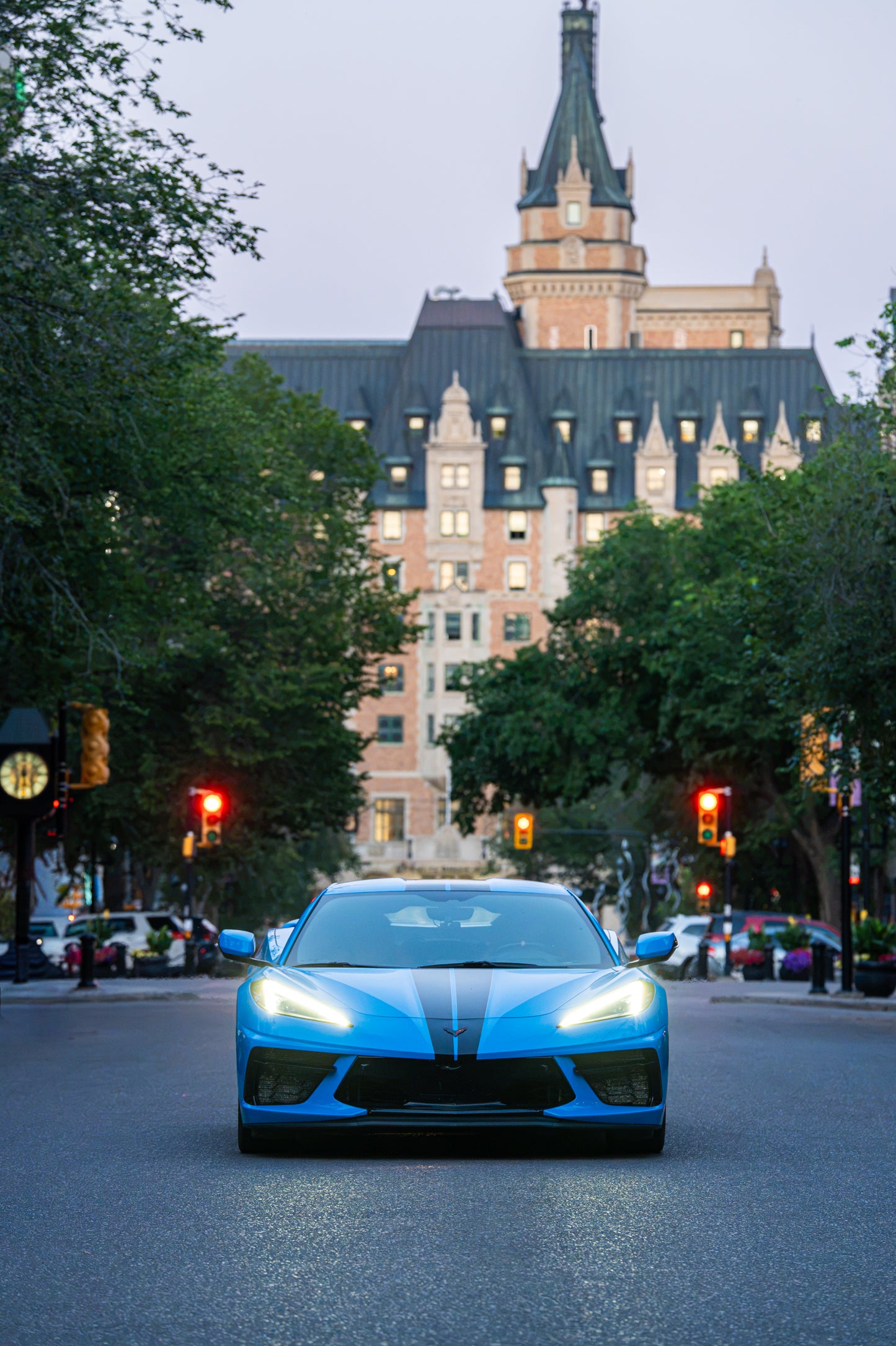 Drew’s Corvette C8 — Saskatoon Afterglow