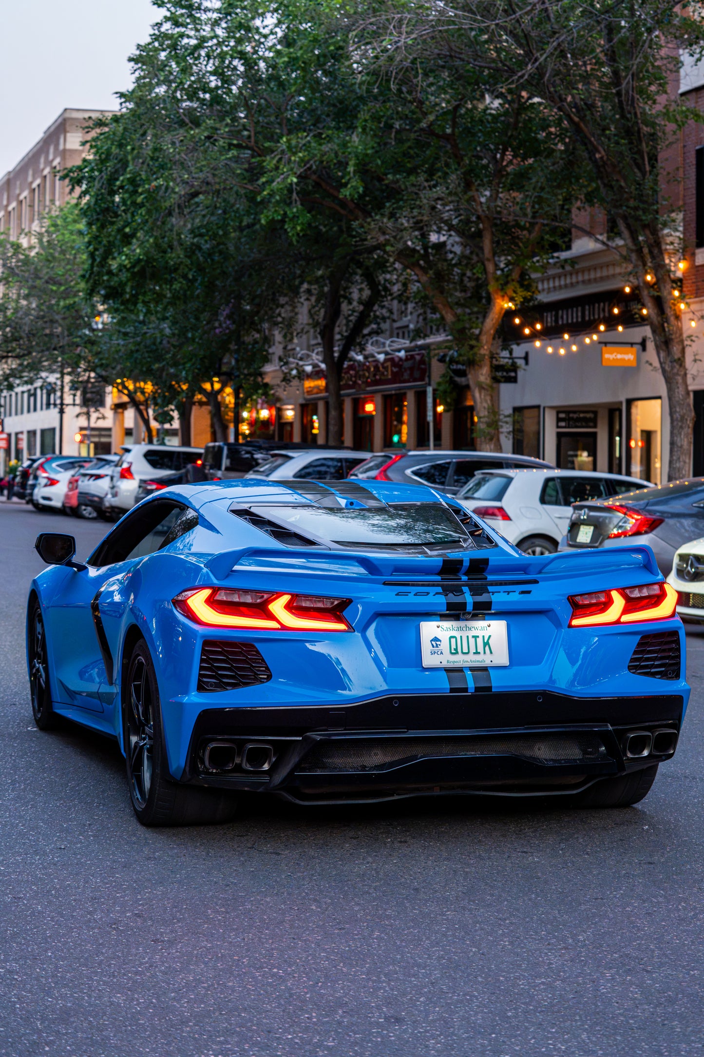 Drew’s Corvette C8 — Saskatoon Afterglow