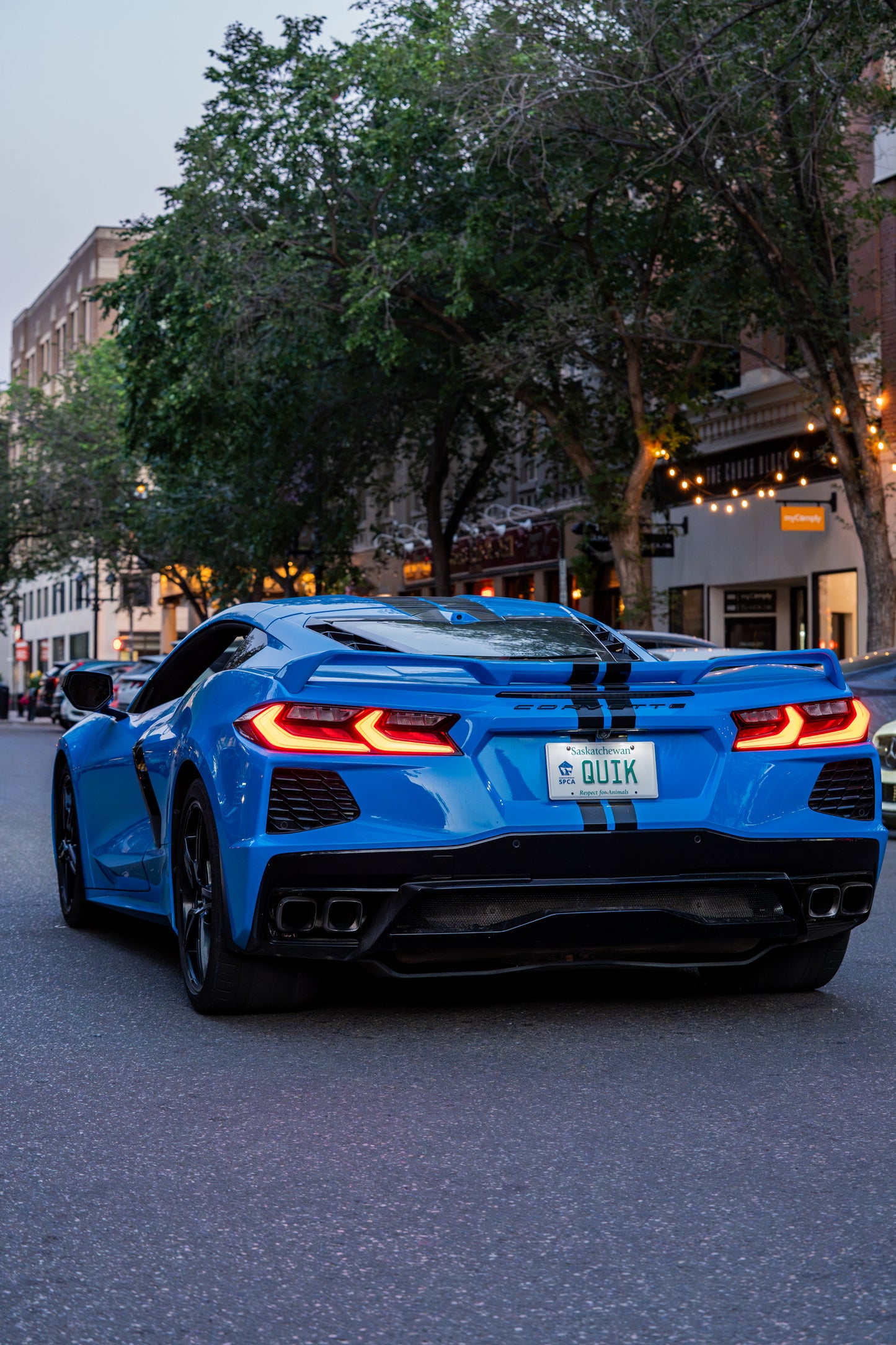 Drew’s Corvette C8 — Saskatoon Afterglow