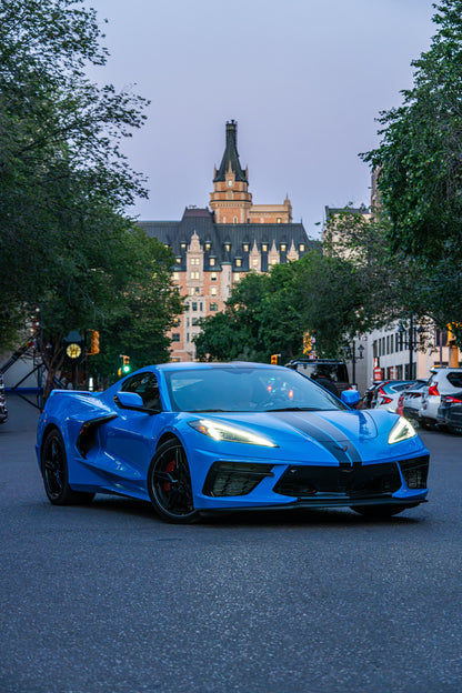 Drew’s Corvette C8 — Saskatoon Afterglow