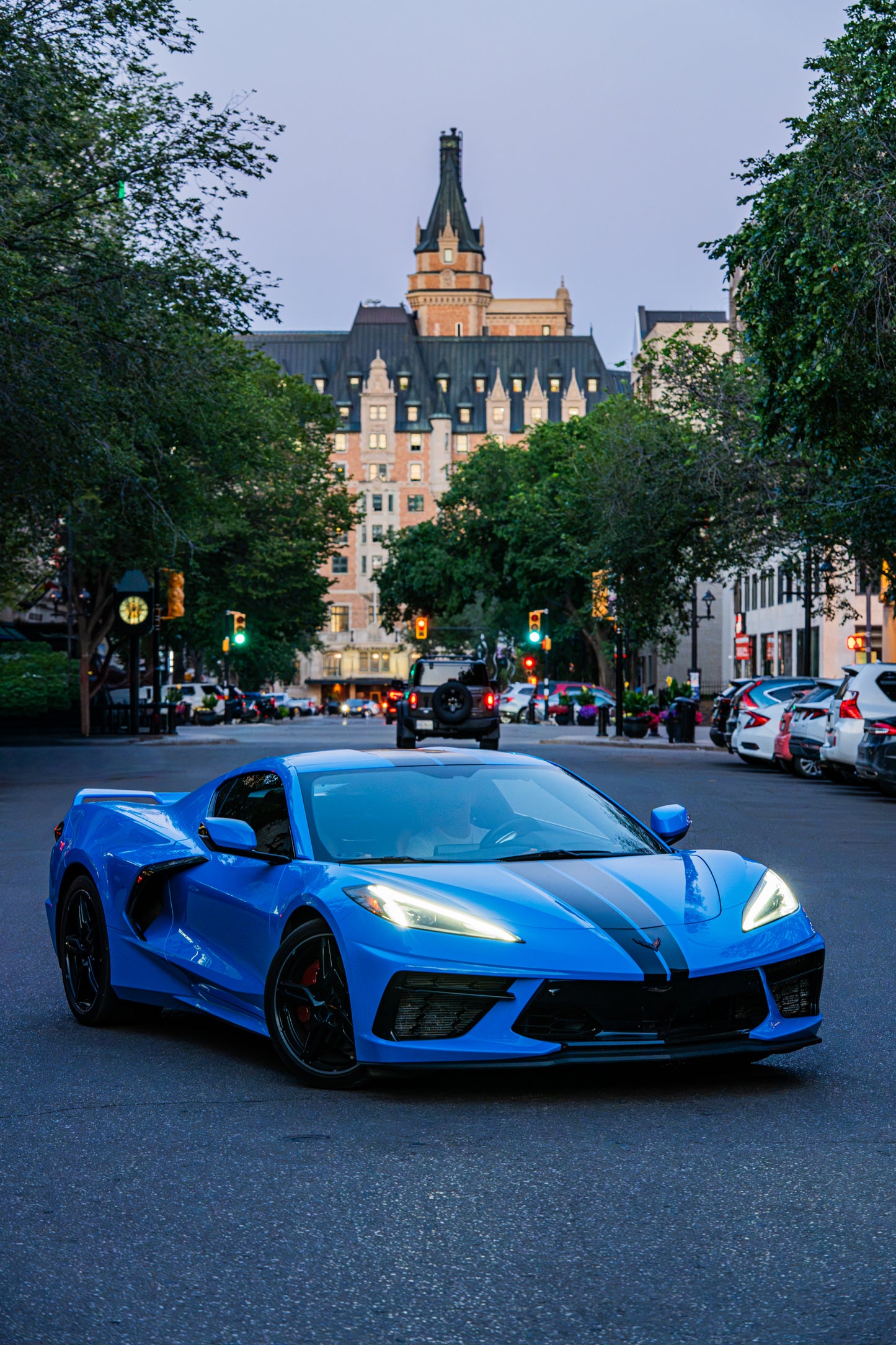 Drew’s Corvette C8 — Saskatoon Afterglow