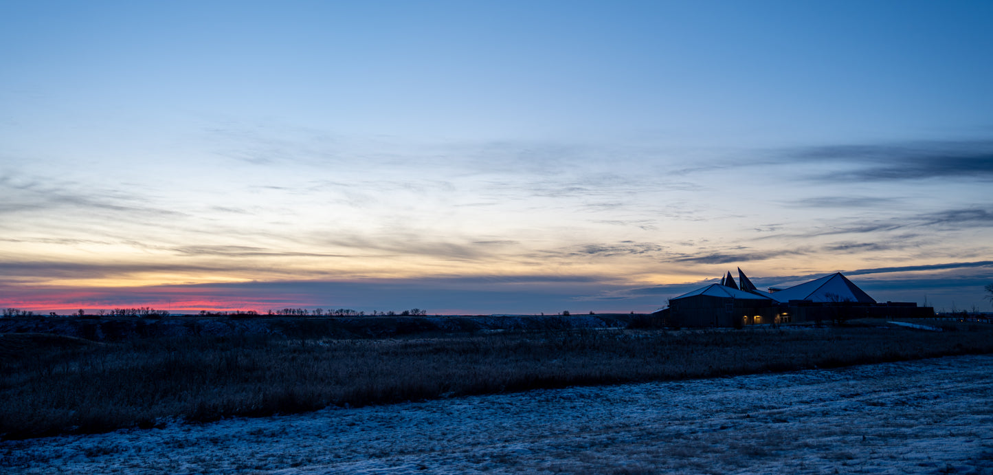 Wanuskewin twilight