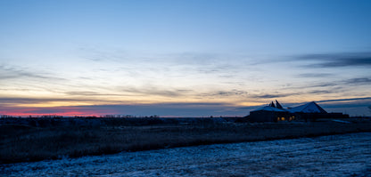 Wanuskewin twilight